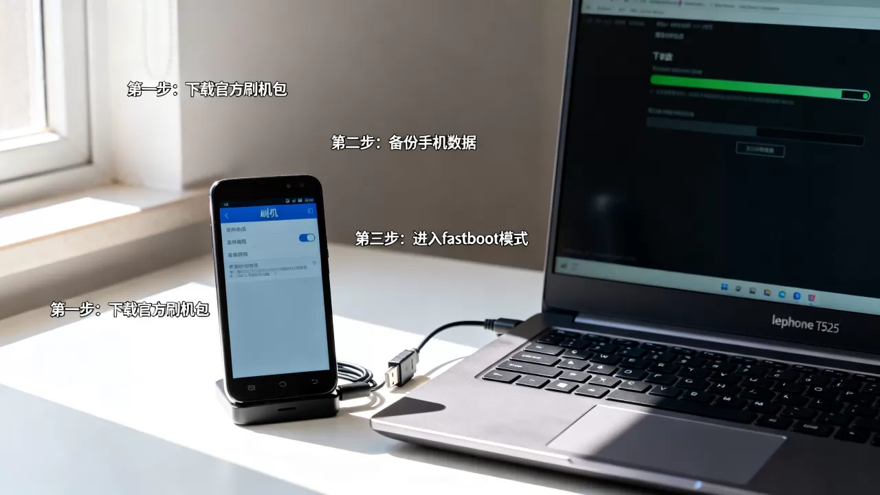 lephone t525刷机教程，乐phone t525怎么刷机