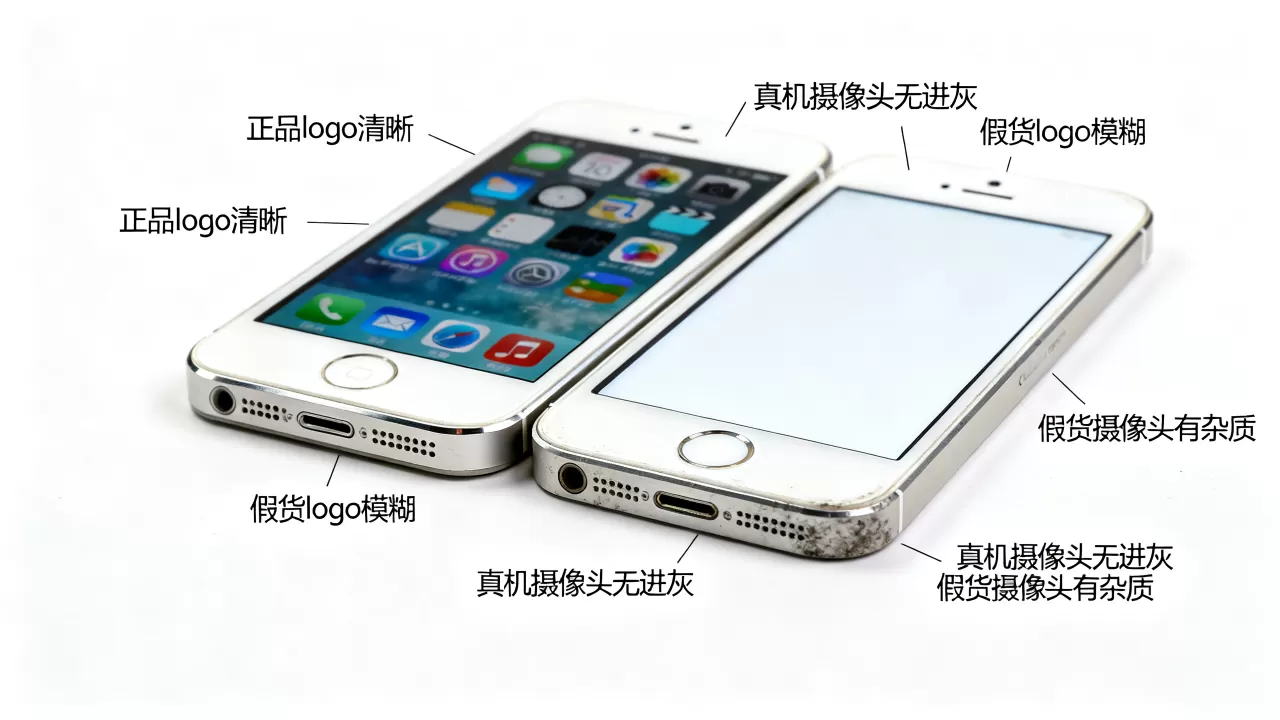 iphone5s假货怎么辨别真假，iphone5s假货