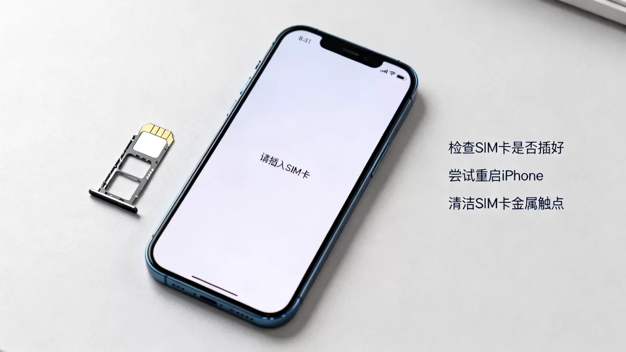 iphone提示请插入sim卡怎么办，iphone无法识别sim卡解决方法