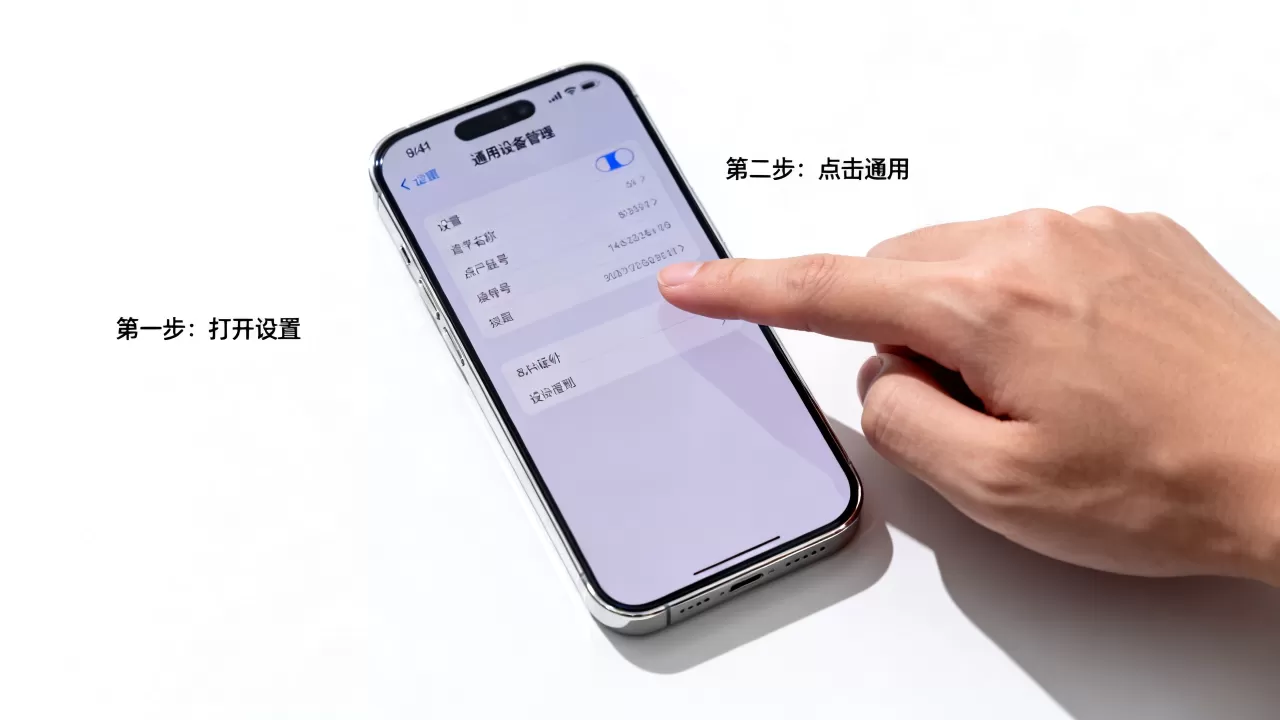 iphone通用设备管理怎么设置，iphone通用设备管理