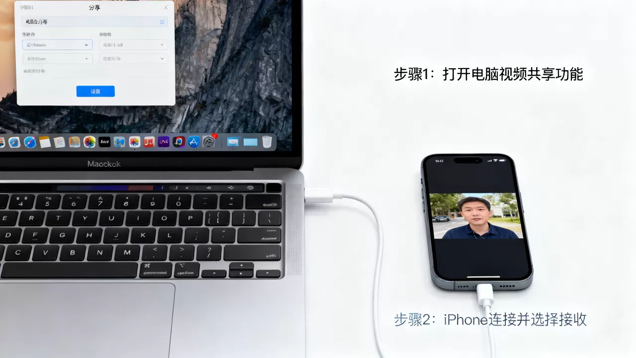 电脑视频怎么共享给iPhone，电脑视频共享给iphone