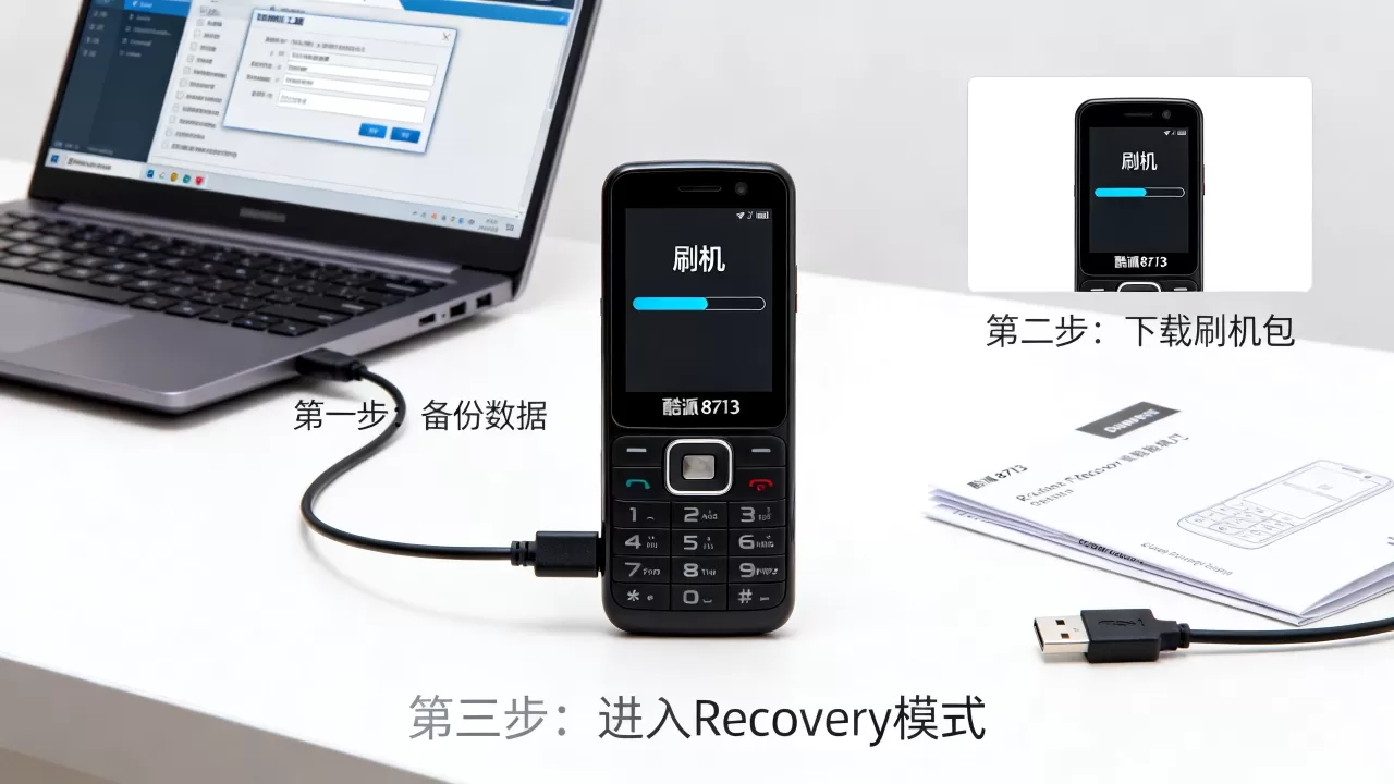 酷派8713怎么刷机，酷派8713刷机教程