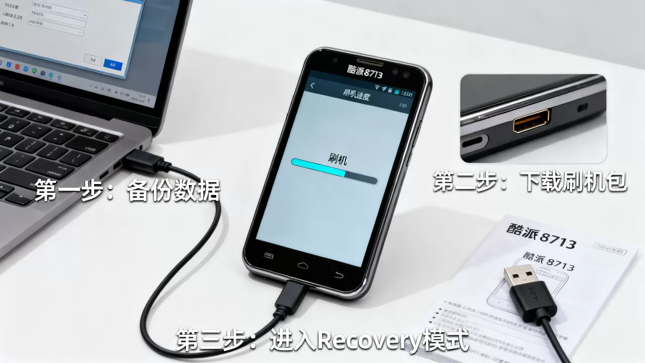 酷派8713怎么刷机，酷派8713刷机教程