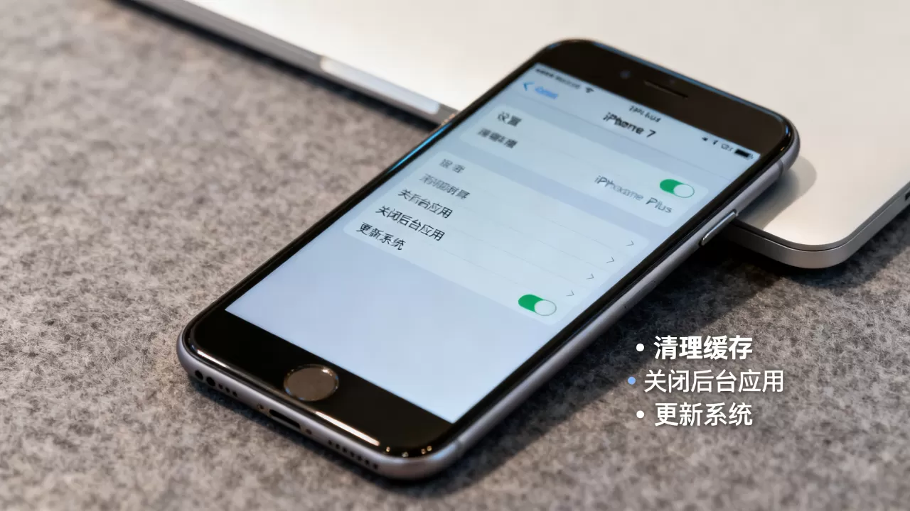 iphone 7 plus不流畅怎么办，iphone7plus卡顿解决方法