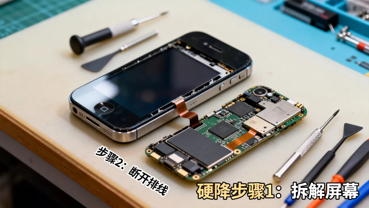 iphone4硬降怎么办，iphone4硬降