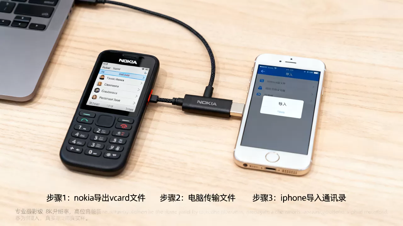 nokia通讯录怎么导入iphone，iphone手机通讯录导入方法