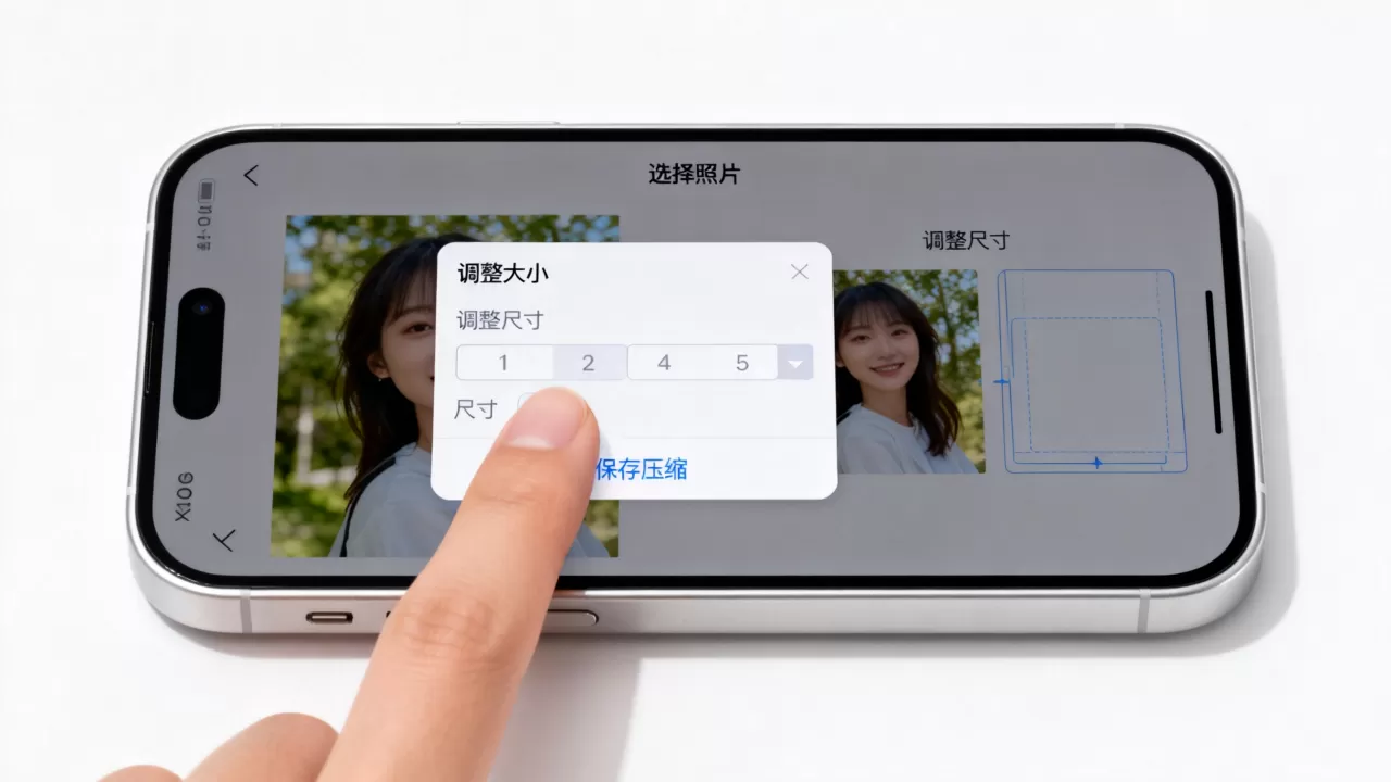 调整iphone照片大小吗，iphone怎么压缩照片