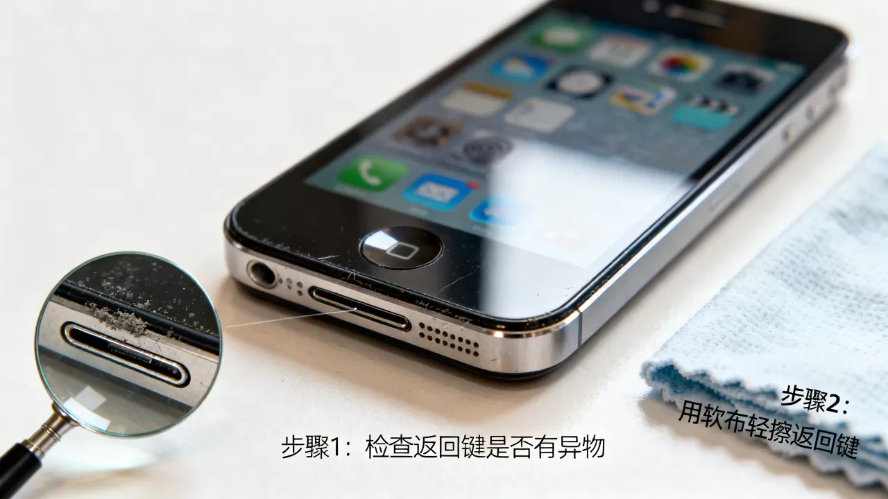 iPhone 4S返回键失灵怎么办，iPhone 4S返回键