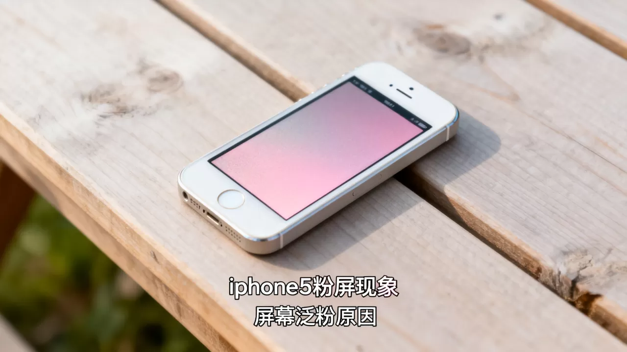 iphone5粉屏怎么回事，iphone5屏幕泛粉