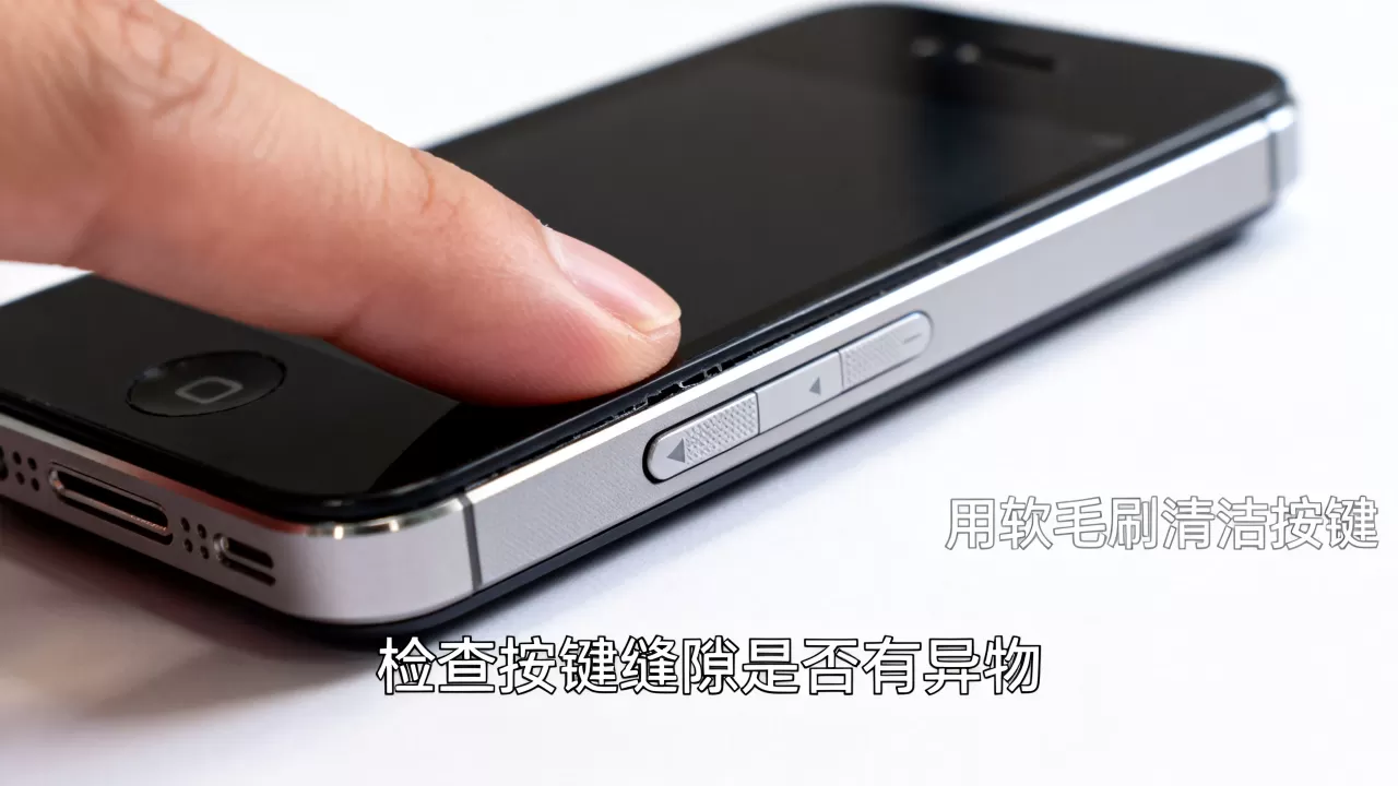 iphone4s侧面按键失灵怎么办，iphone4s侧面