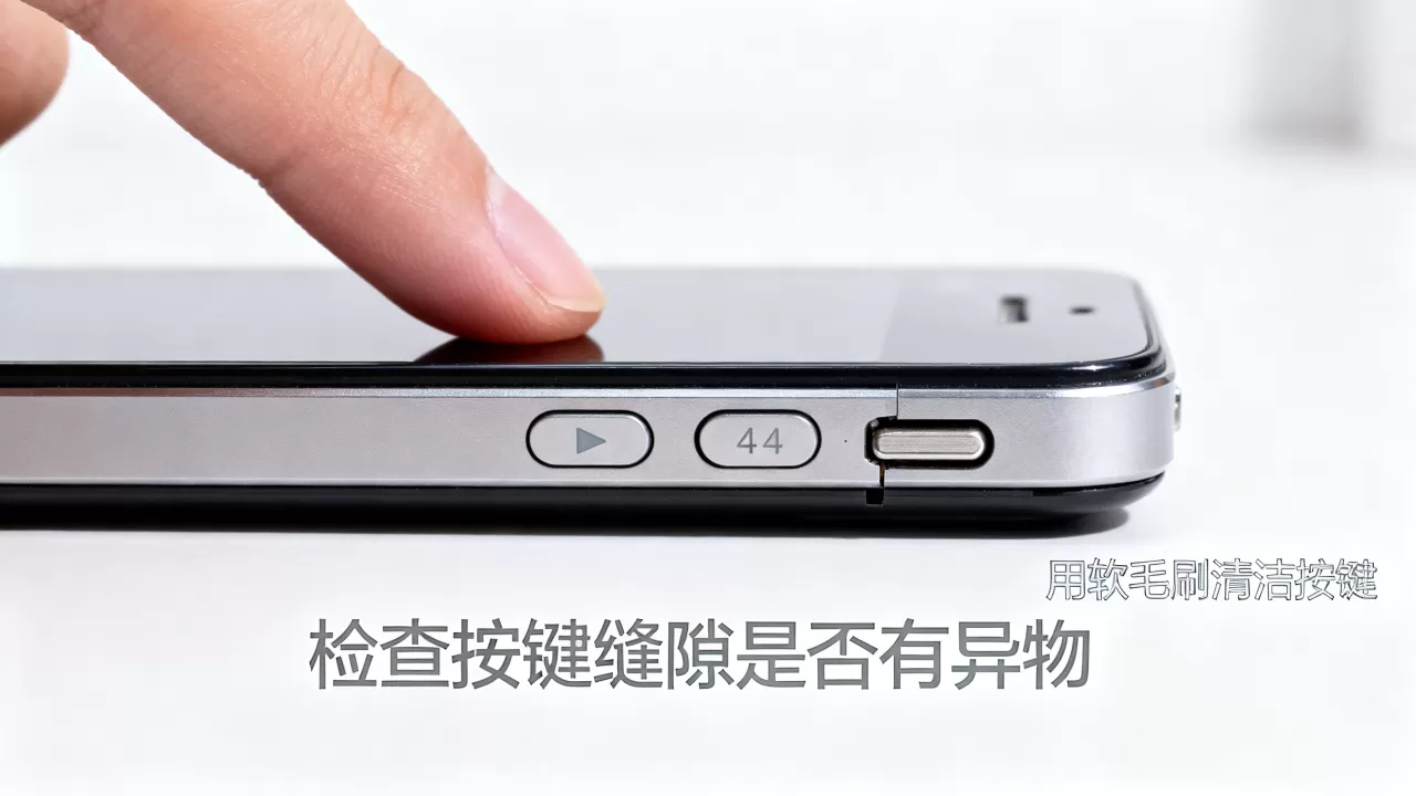 iphone4s侧面按键失灵怎么办，iphone4s侧面