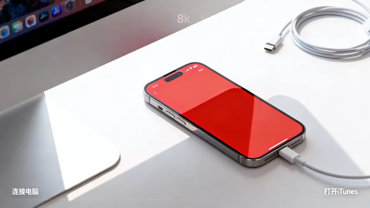 iphone刷机红屏怎么办，iphone刷机红屏