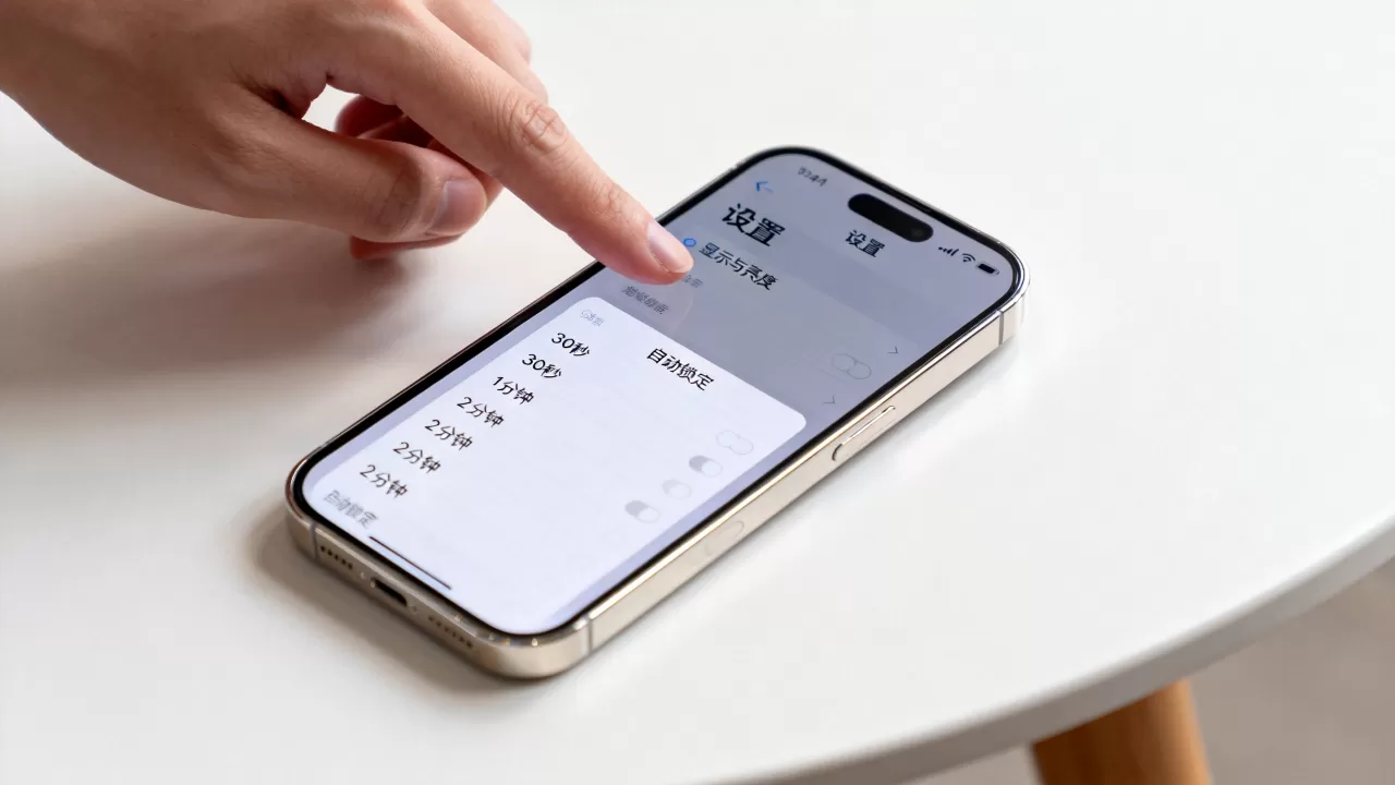 iphone没有自动锁定了怎么办，iphone自动锁定设置