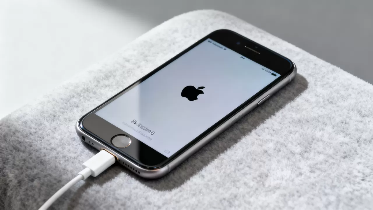 iphone 6 卡在开机画面，iphone 6 卡在苹果logo怎么解决