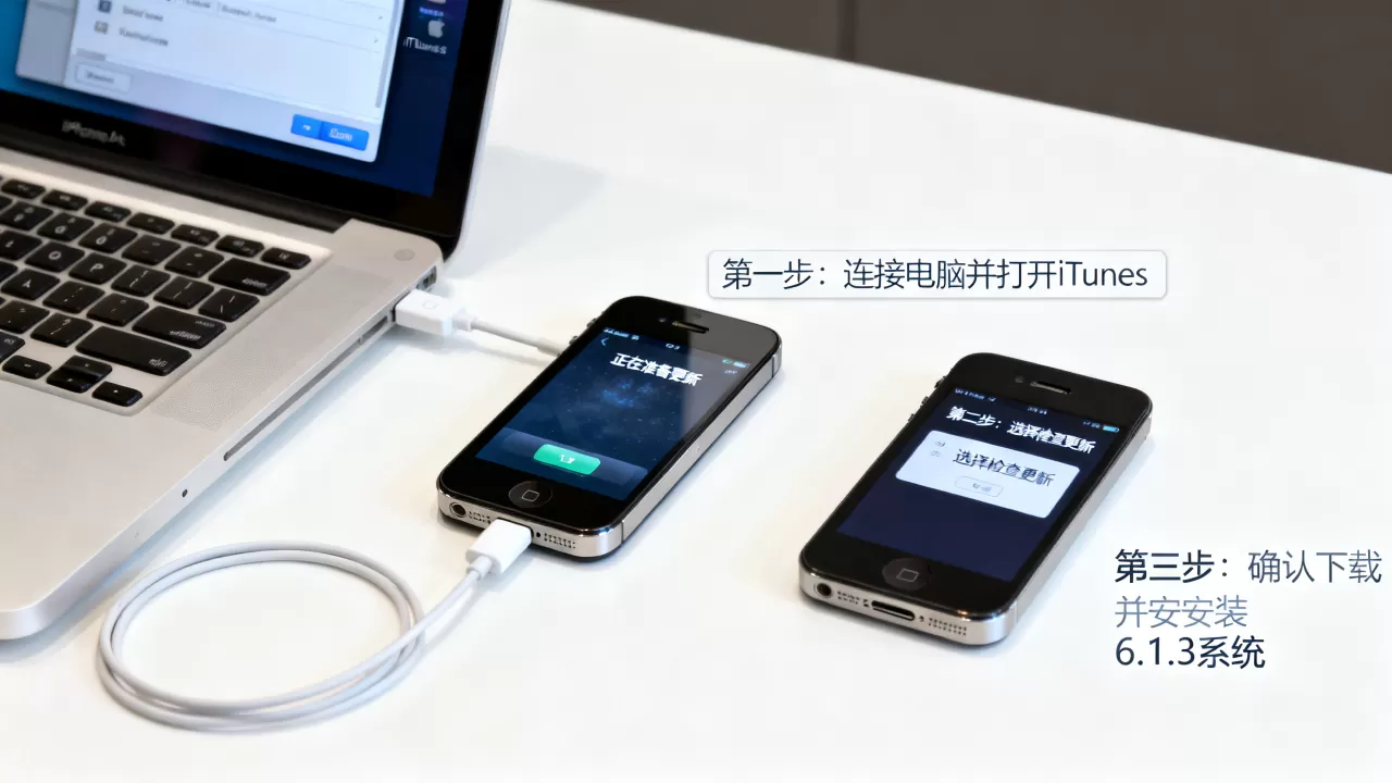 iphone4能升级6.1.3系统吗，iphone4升级6.1.3教程