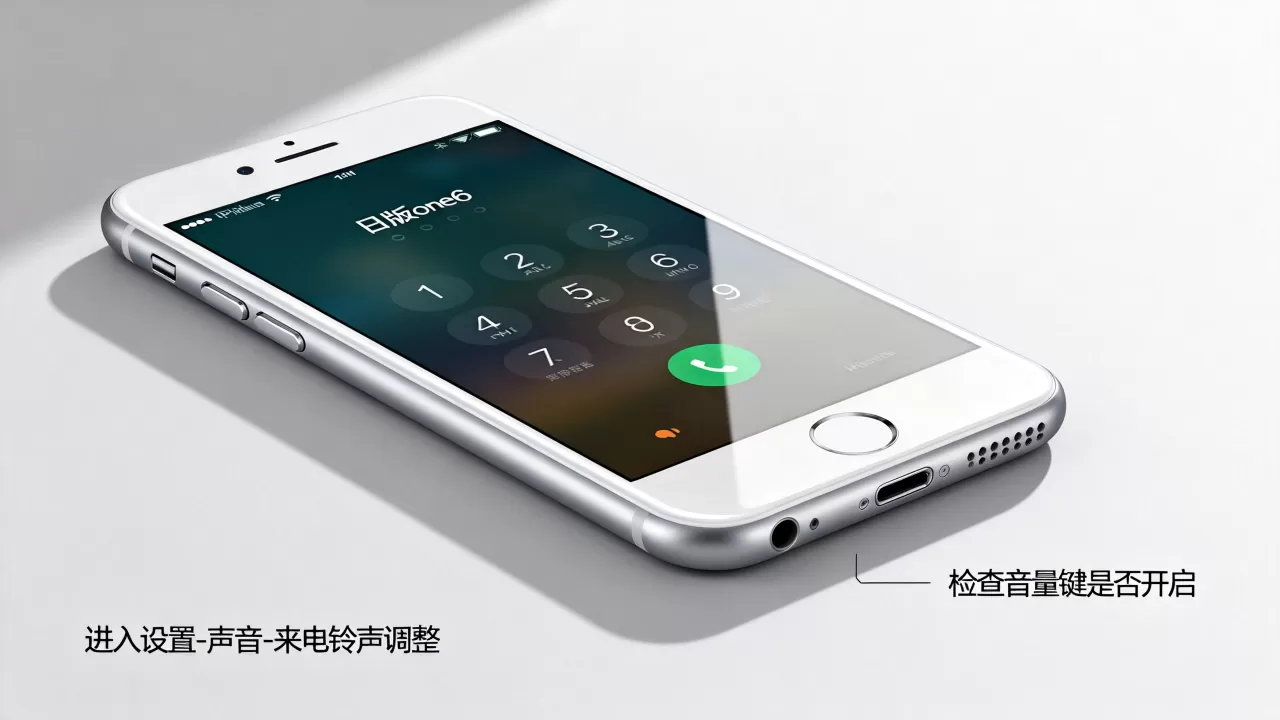 iphone6日版来电没声音怎么办，iphone6日版