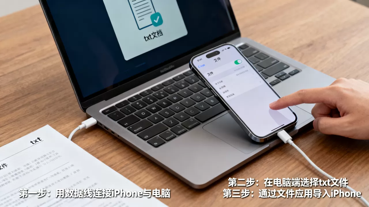 怎么把txt传到iphone，iphone导入txt文件教程