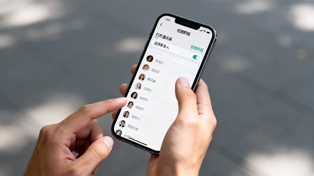 iphone联系人怎么建群组，iphone联系人群组