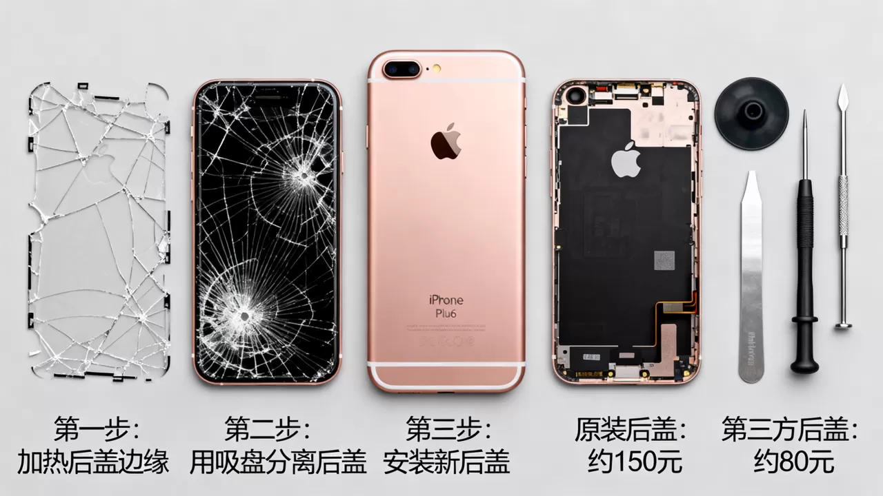 iPhone6 Plus后盖碎了怎么换？iPhone6 Plus后盖多少钱