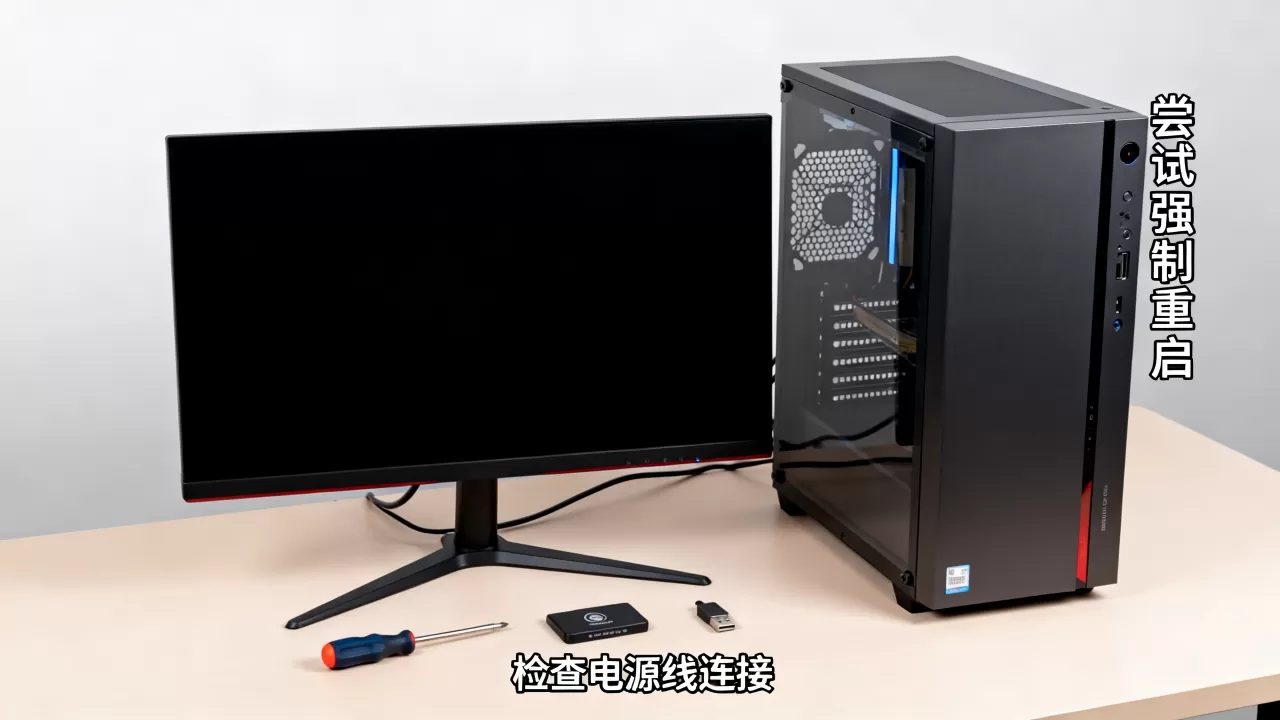 电脑刷机黑屏无法开机怎么办，刷机黑屏解决方法