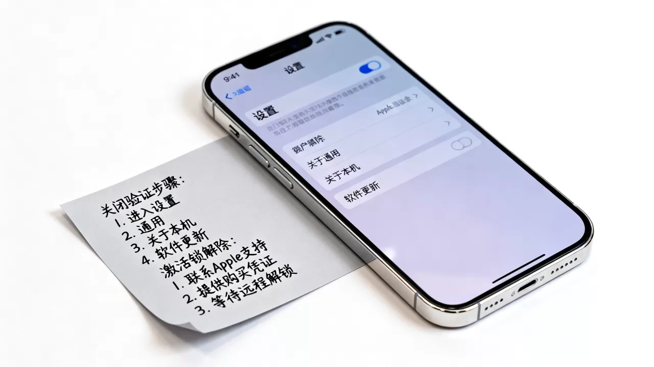 iphone关闭验证怎么刷，iphone激活锁怎么解除