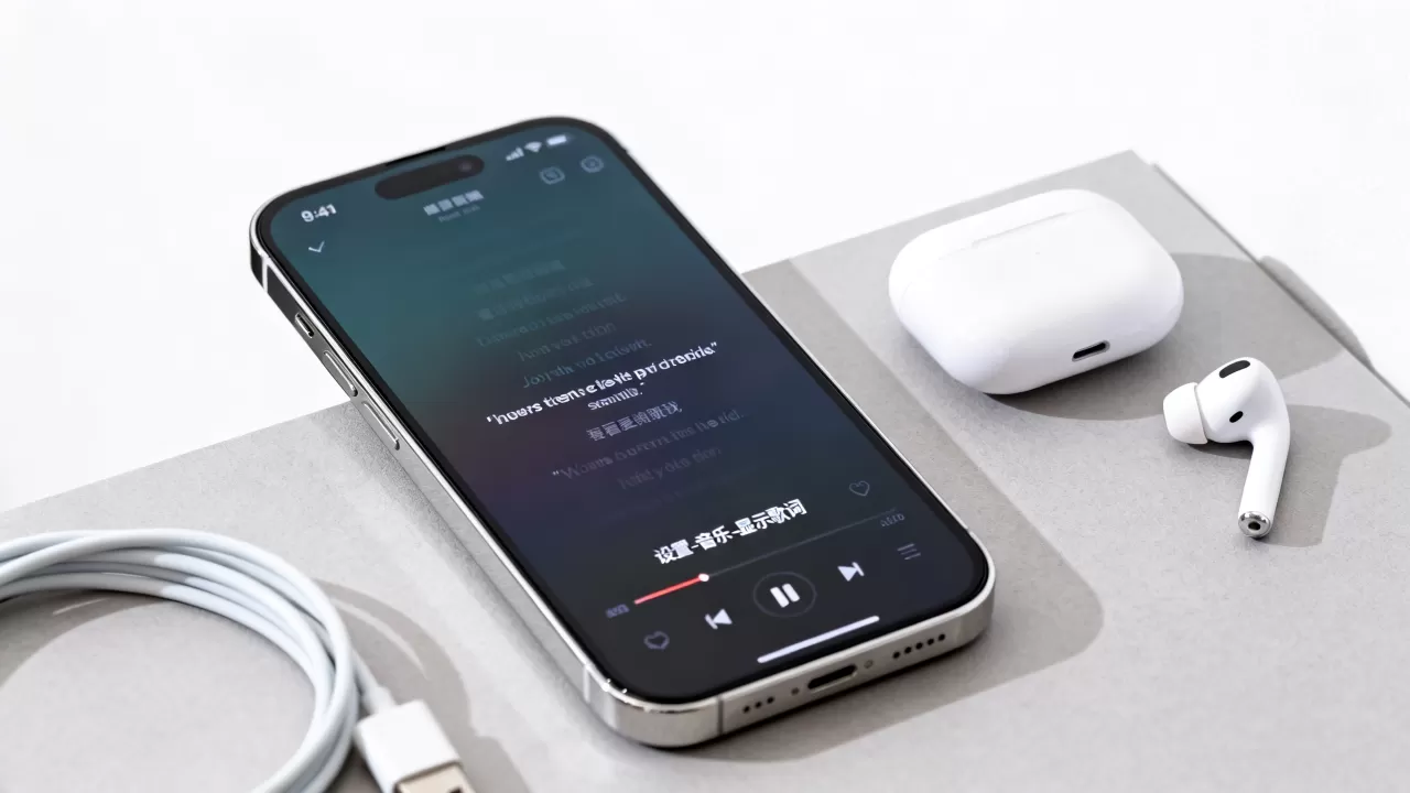 iphone的音乐没有歌词怎么办，iphone音乐显示歌词