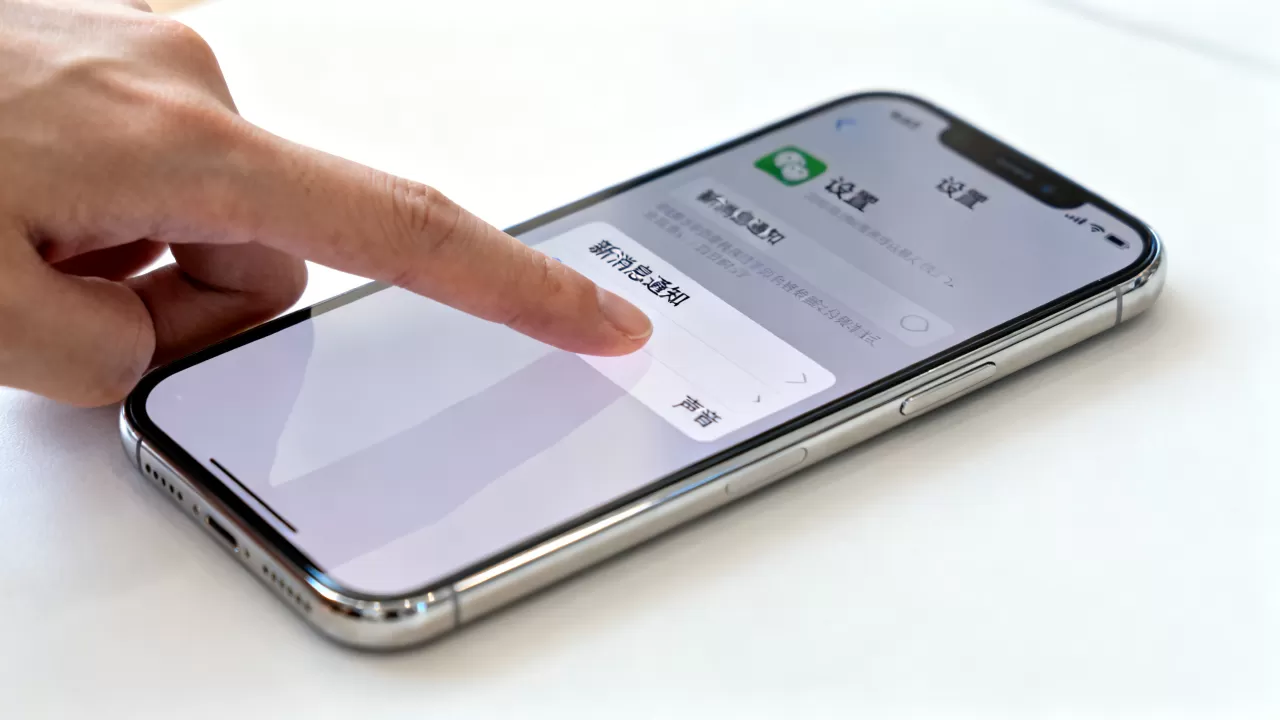 iphone微信通知声音怎么设置，iphone微信通知声音