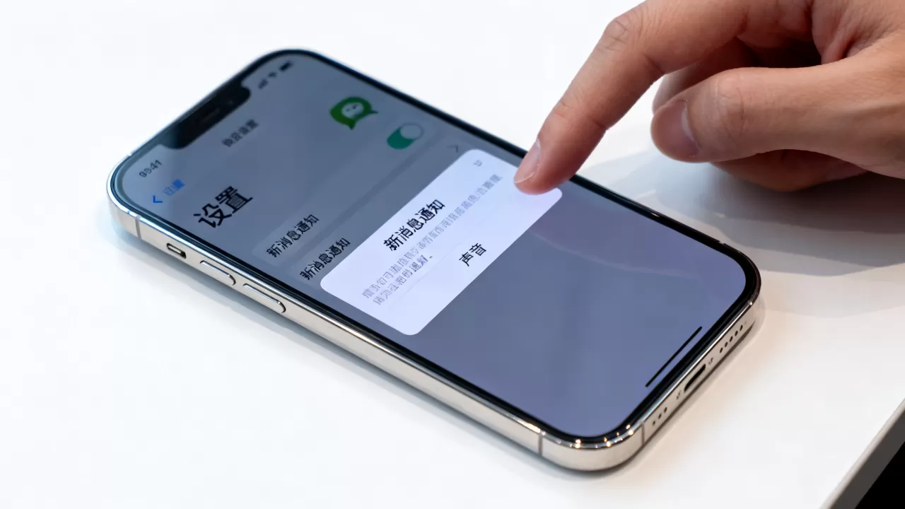 iphone微信通知声音怎么设置，iphone微信通知声音