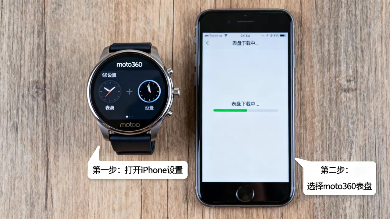 moto360 iPhone表盘怎么设置？iPhone手表表盘下载