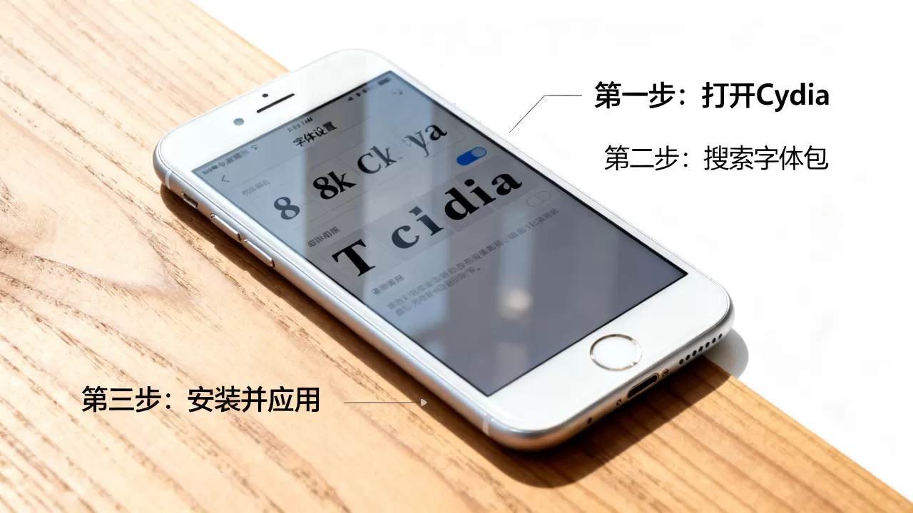 iphone越狱后怎么更改字体？iphone越狱改字体教程