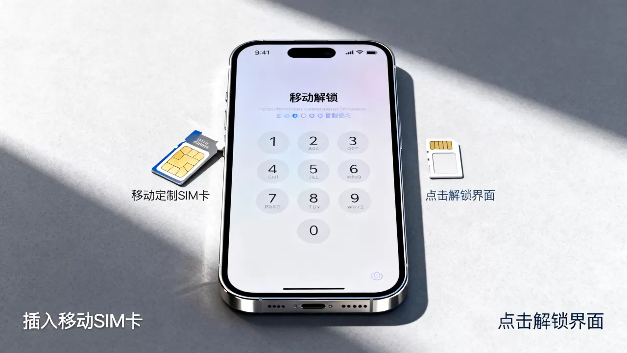 iphone解锁移动定制机，移动定制机怎么解锁