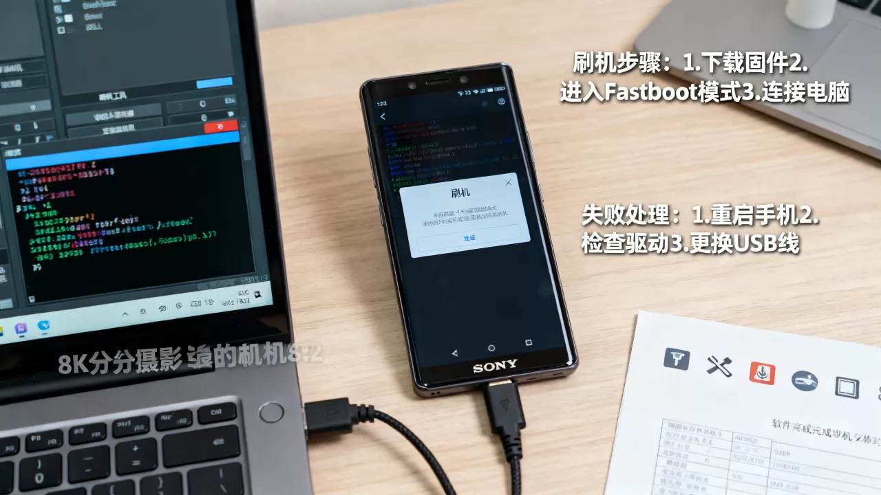 索尼f8332刷机教程，索尼f8332刷机失败怎么办