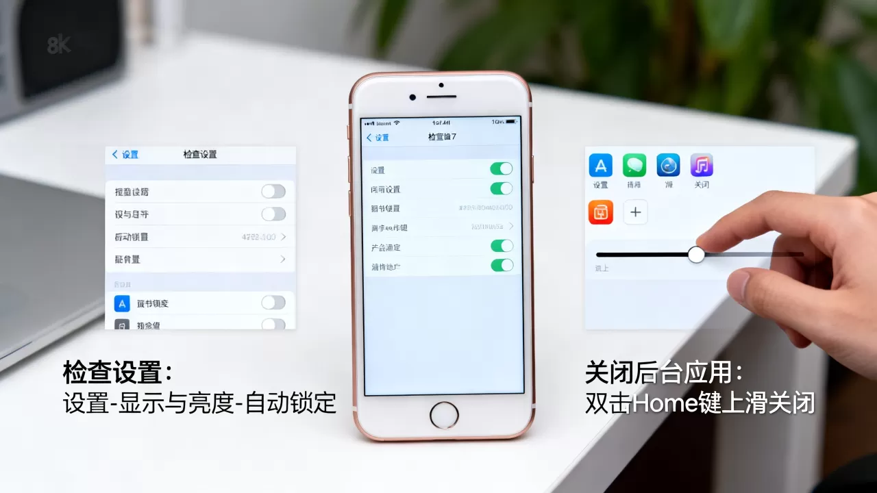 iphone7长亮不休，iPhone7屏幕一直亮着怎么办