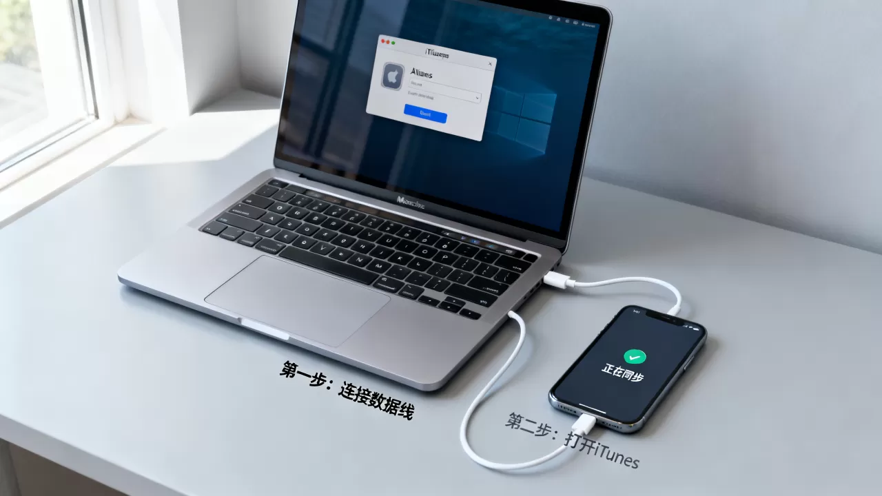 怎么同步电脑和iphone，电脑与iPhone数据同步方法