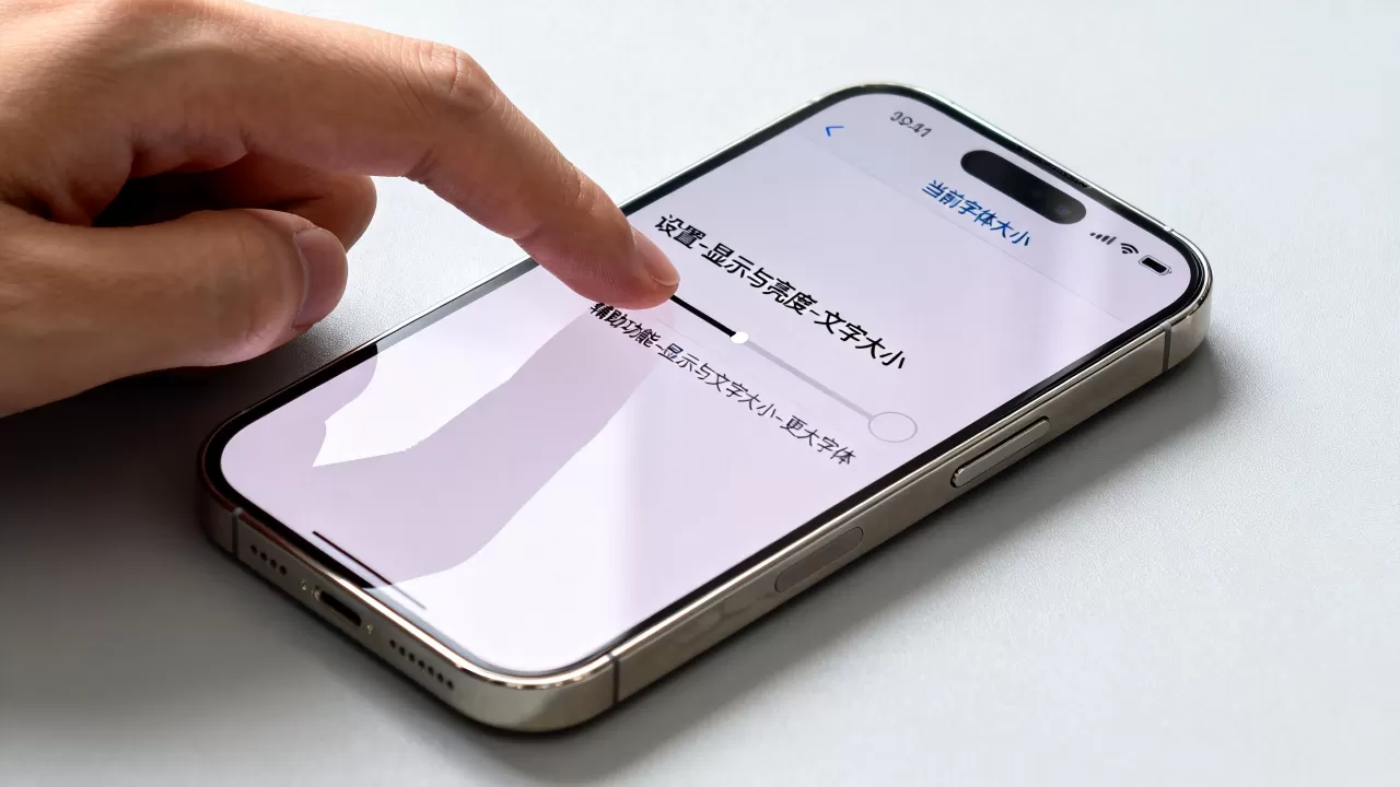 如何改变iphone的字体，iPhone字体大小怎么调