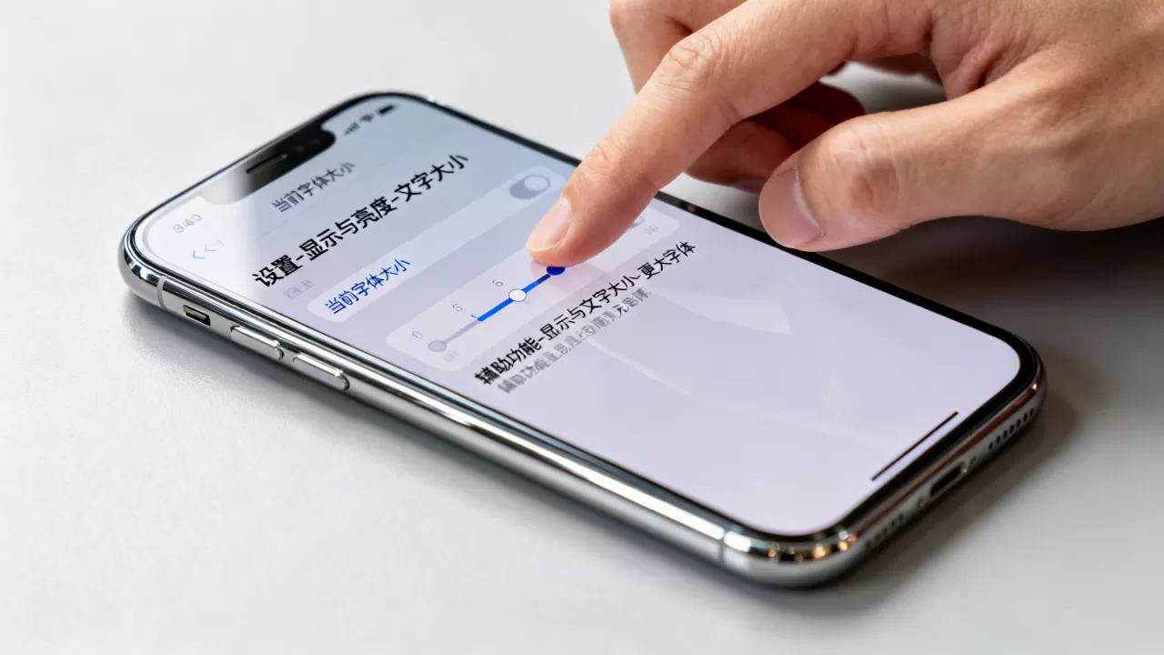 如何改变iphone的字体，iPhone字体大小怎么调