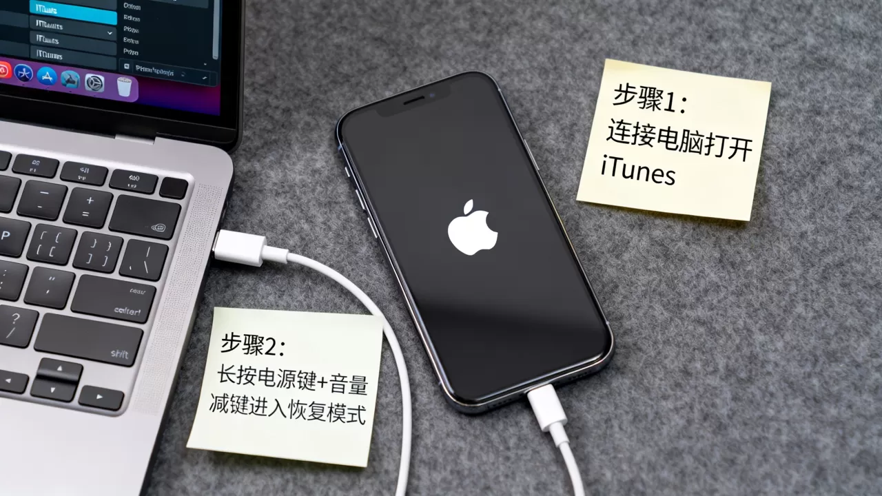 iphone白苹果卡在恢复模式怎么办，iphone白苹果恢复模式解决方法