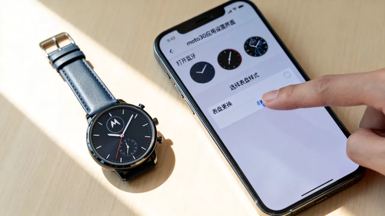 moto360表盘iphone怎么用，moto360怎么设置表盘