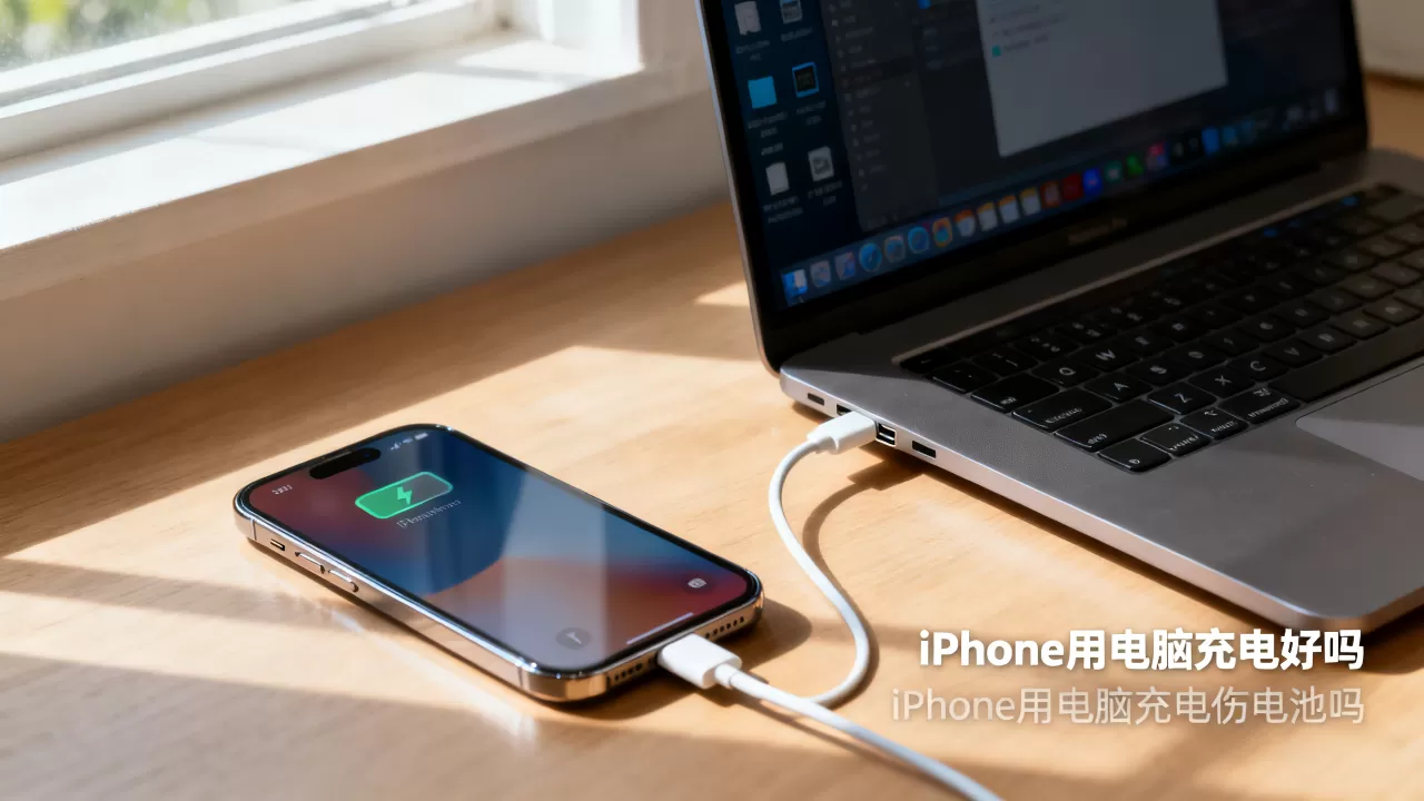 iphone用电脑充电好吗，iphone用电脑充电伤电池吗