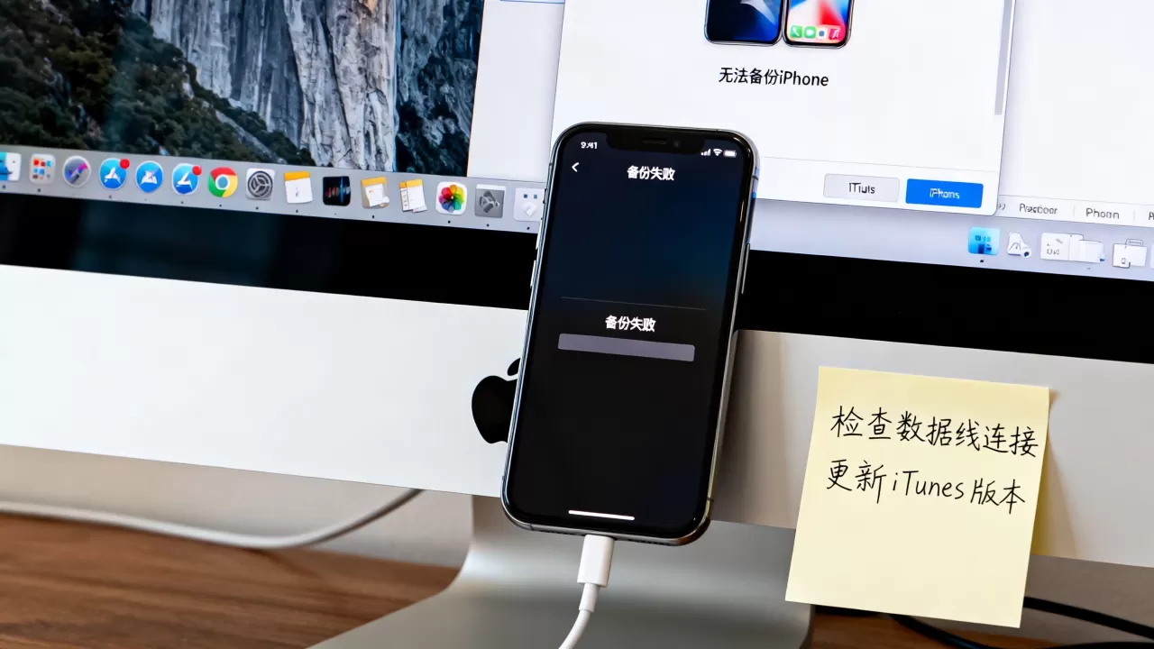 iphone无法备份到电脑怎么办，iphone备份失败