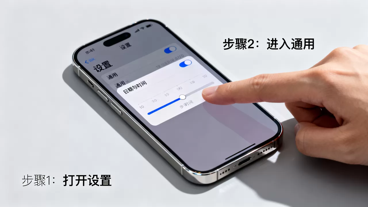 iphone时间设置怎么改，iphone自动调整时间
