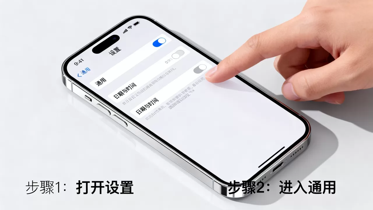 iphone时间设置怎么改，iphone自动调整时间