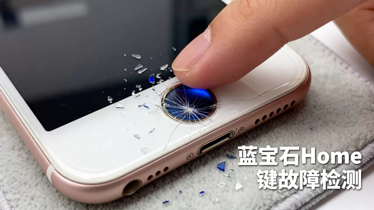 iphone 6蓝宝石home键坏了怎么办，iphone 6蓝宝石home键