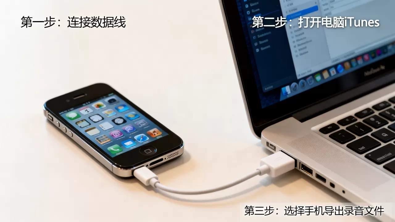 iphone 4如何导出录音，iphone4录音文件导出方法