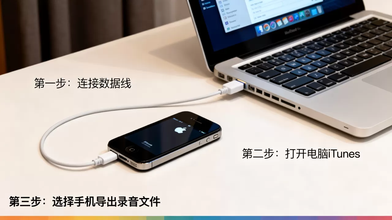 iphone 4如何导出录音，iphone4录音文件导出方法