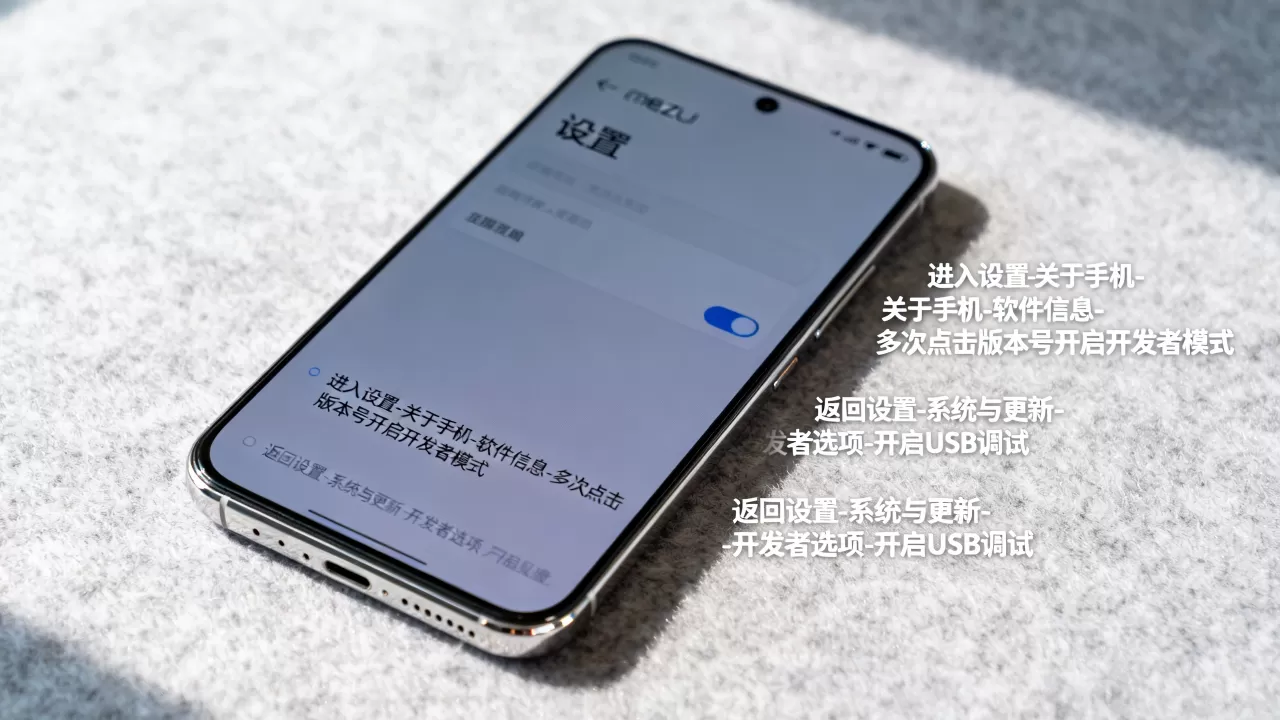 魅族不开调试如何刷机？手机调试模式怎么开启