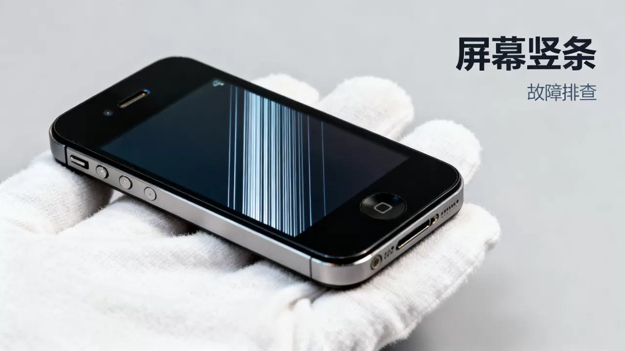 iphone 4 屏幕竖条怎么办，iphone 4 屏幕竖线故障