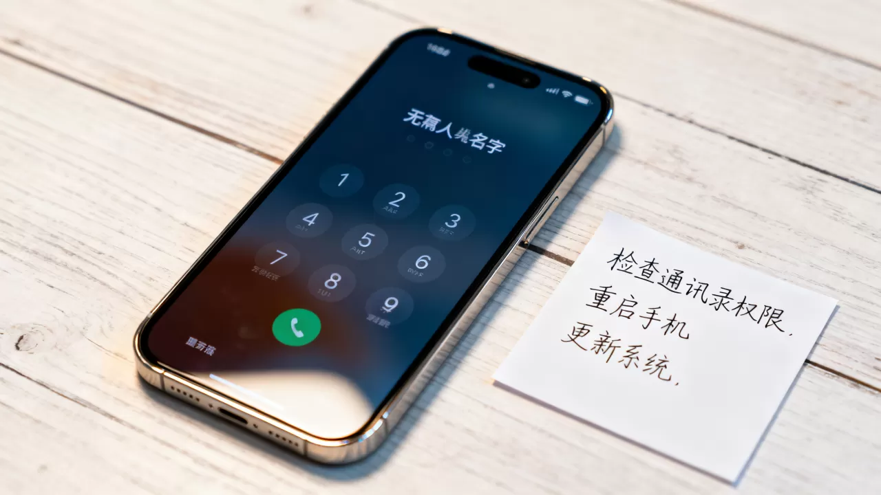 iphone电话不显示名字怎么办？iPhone来电无联系人解决方法