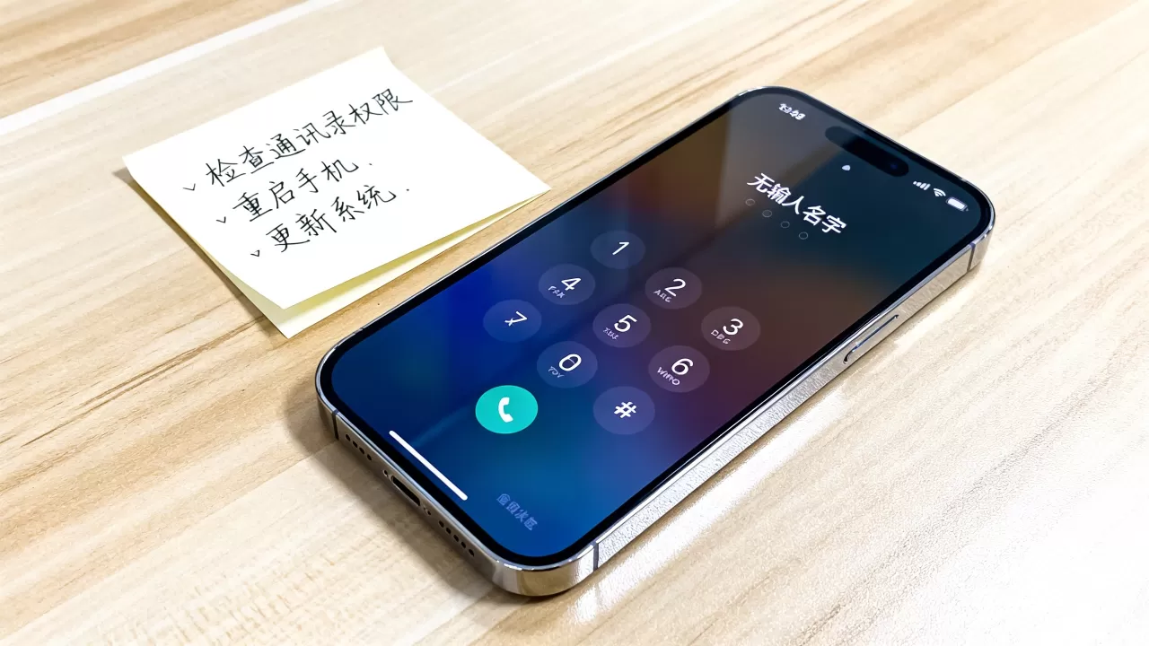 iphone电话不显示名字怎么办？iPhone来电无联系人解决方法