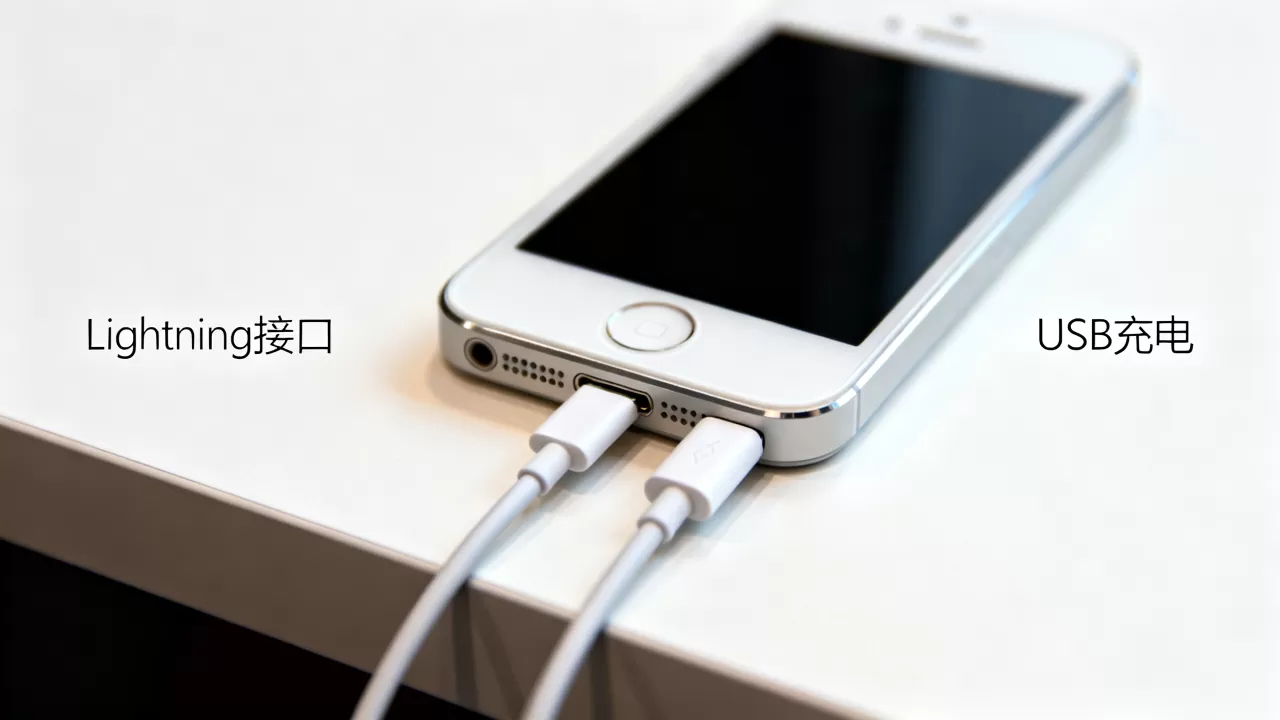 iphone5 usb充电，iphone5充电线接口类型